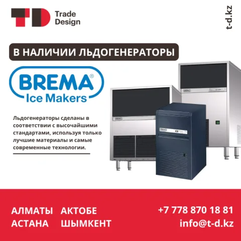 В НАЛИЧИИ ЛЬДОГЕНЕРАТОРЫ BREMA