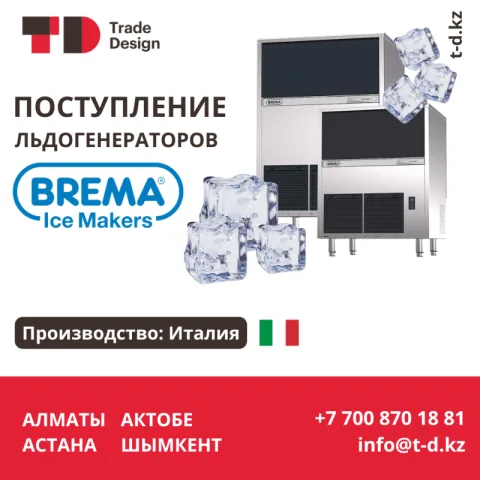 ПОСТУПЛЕНИЕ ЛЬДОГЕНЕРАТОРОВ BREMA
