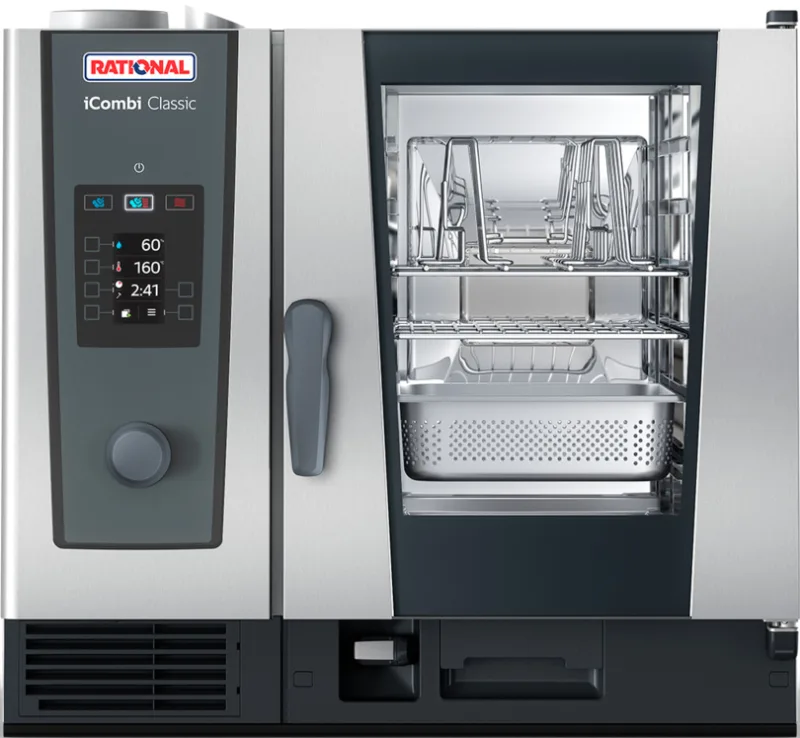 RATIONAL iCombi Classic 6-1/1 3NAC400 B 50/60 Гц Электроаппарат Approval ID: LM200BE.XXXXX страна ус