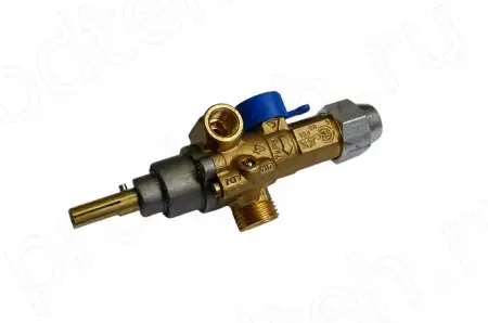 Кран газовый 21SVM9х1 с резьбой М16х1,5 для газа (10013160/050722/3335531, ИТАЛИЯ)
