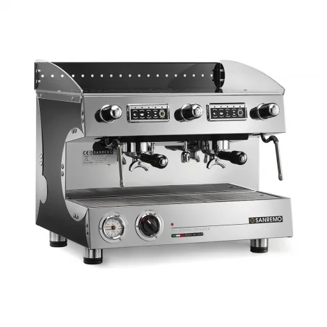 Кофемашина CAPRI SAP DLX 2, полуавтоматическая, 2 группы, 220В, черная