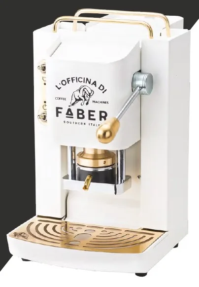 Чалдовая кофемашина FaberPRO DELUXE PURE WHITE ZODIAC