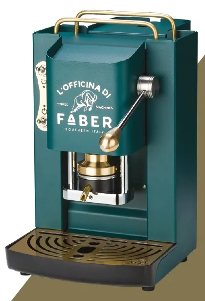Чалдовая кофемашина Faber PRO DELUXE BRITISH GREEN ZODIAC