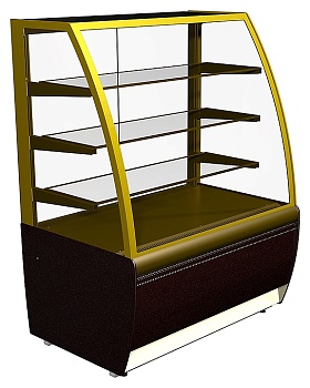 Витрина холодильная K70 VV 1,3-1 STANDARD 0102-0109 (ВХСв-1,3д Carboma Люкс)
