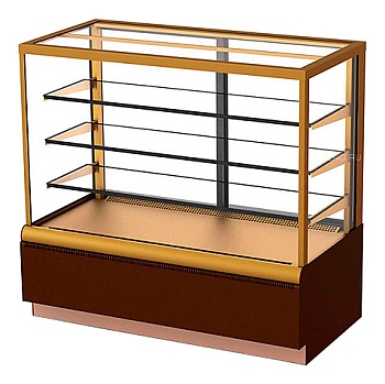 Витрина холодильная KC70 VV 1,3-1 STANDARD 0102-0109 (ВХСв-1,3д Carboma Cube Люкс)