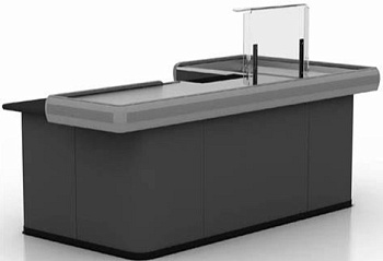 Комплект KB-A MM W02 00 00 Кассовый прилавок МИНИ 1500 с широким накопителем K (7016 ш.п), метал.