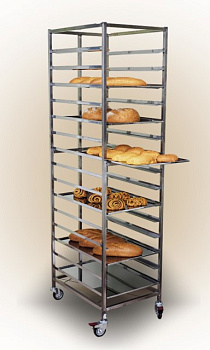 Тележка-шпилька для противней (600х400) СП-15-Р (460х605х1750)