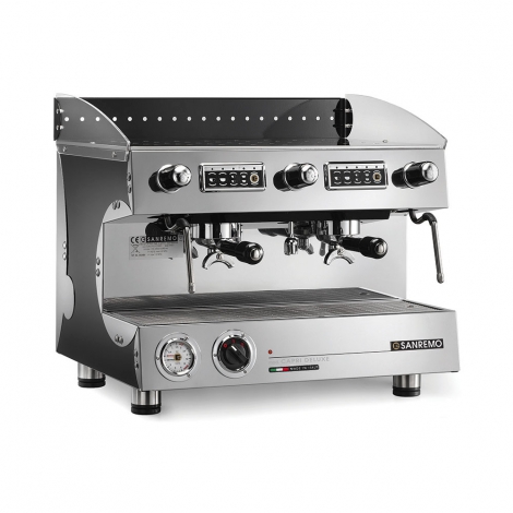 Кофемашина CAPRI SAP DLX 2, полуавтоматическая, 2 группы, 220В, черная