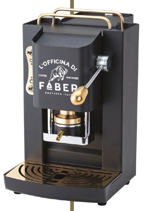 Чалдовая кофемашина Faber PRO DELUXE MAT BLACK ZODIAC