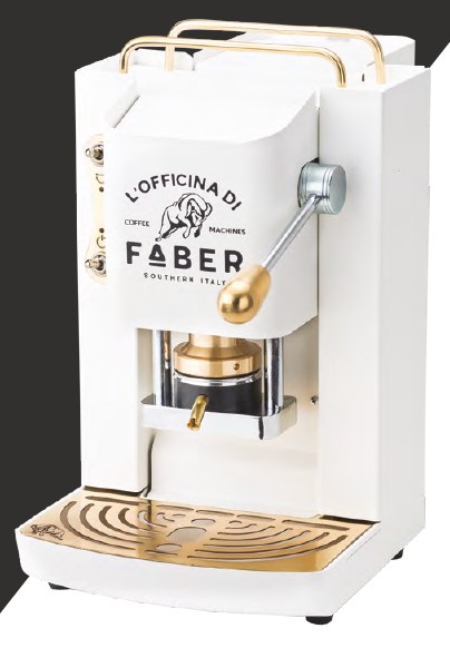 Чалдовая кофемашина FaberPRO DELUXE PURE WHITE ZODIAC